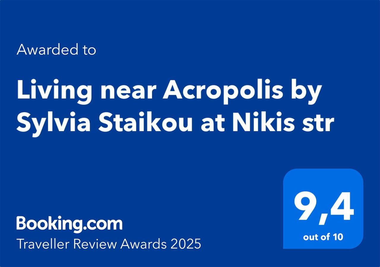 Апартаменти Living Near Acropolis By Sylvia Staikou At Nikis Str Афіни Екстер'єр фото